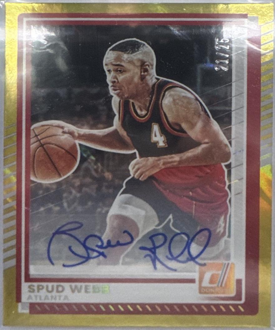 Spud Webb [Gold Autograph] #145