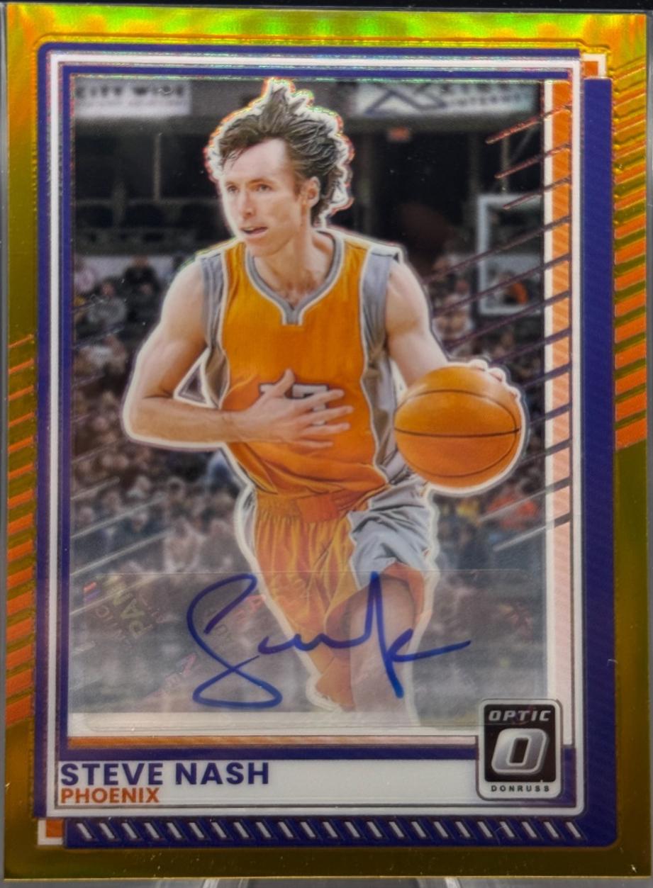 Steve Nash [Gold Holo Optic Autograph] #126
