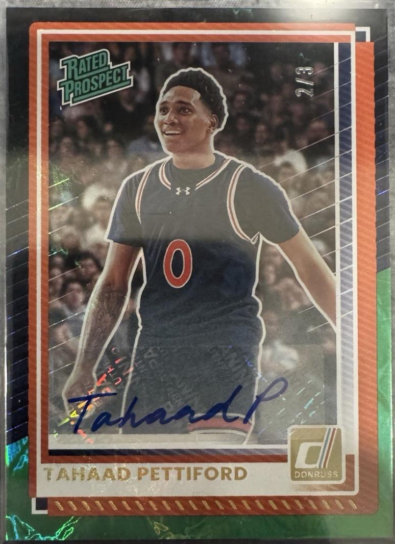 Tahaad Pettiford [Black Green Autograph] #53