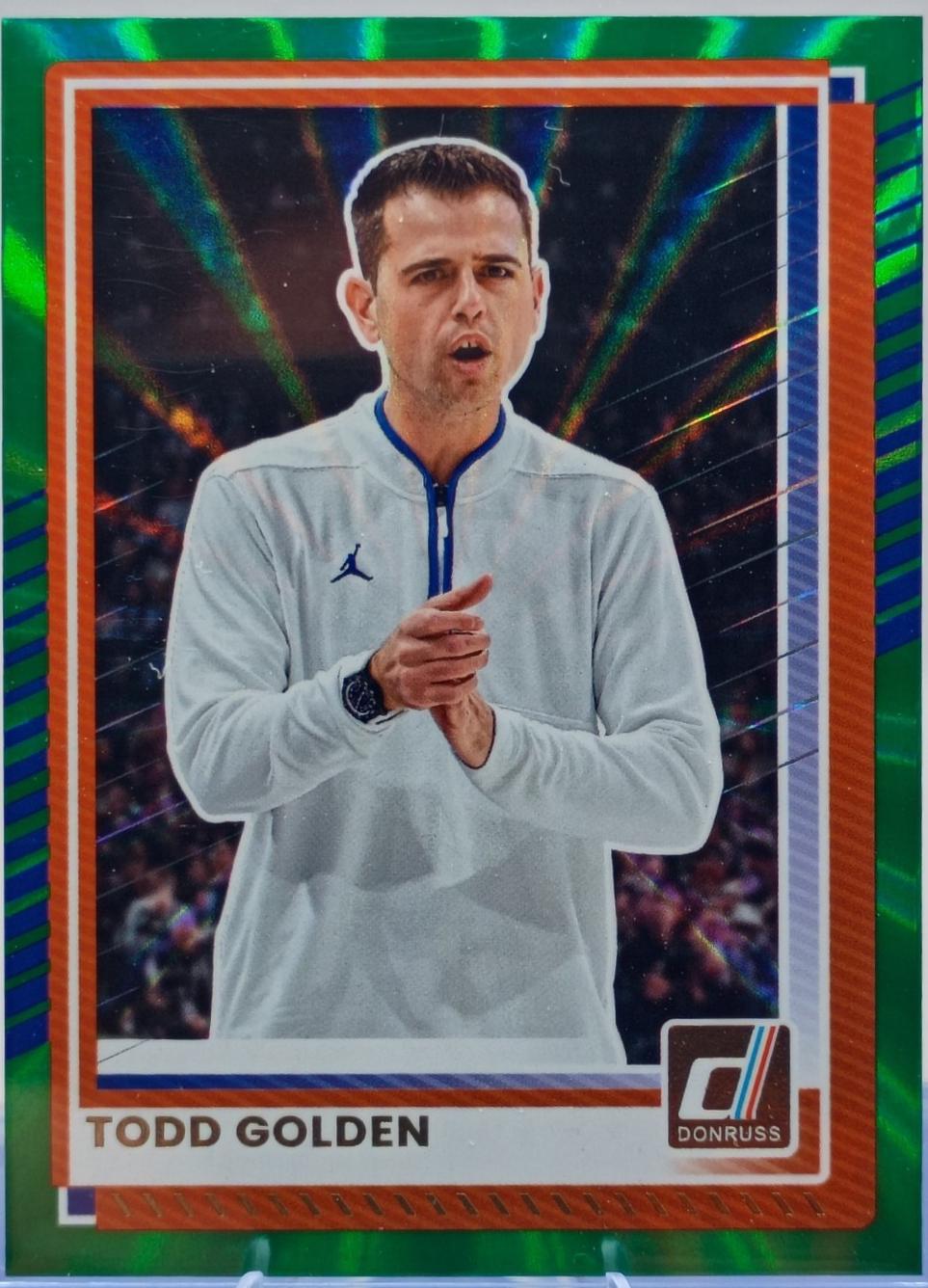 Todd Golden [Holo Green Laser] #195