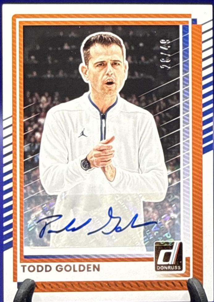 Todd Golden [Red Autograph] #195