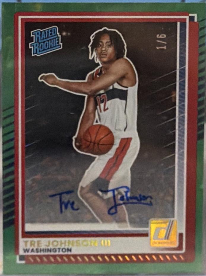 Tre Johnson III [FOTL Gold Holo Optic Autograph] #2