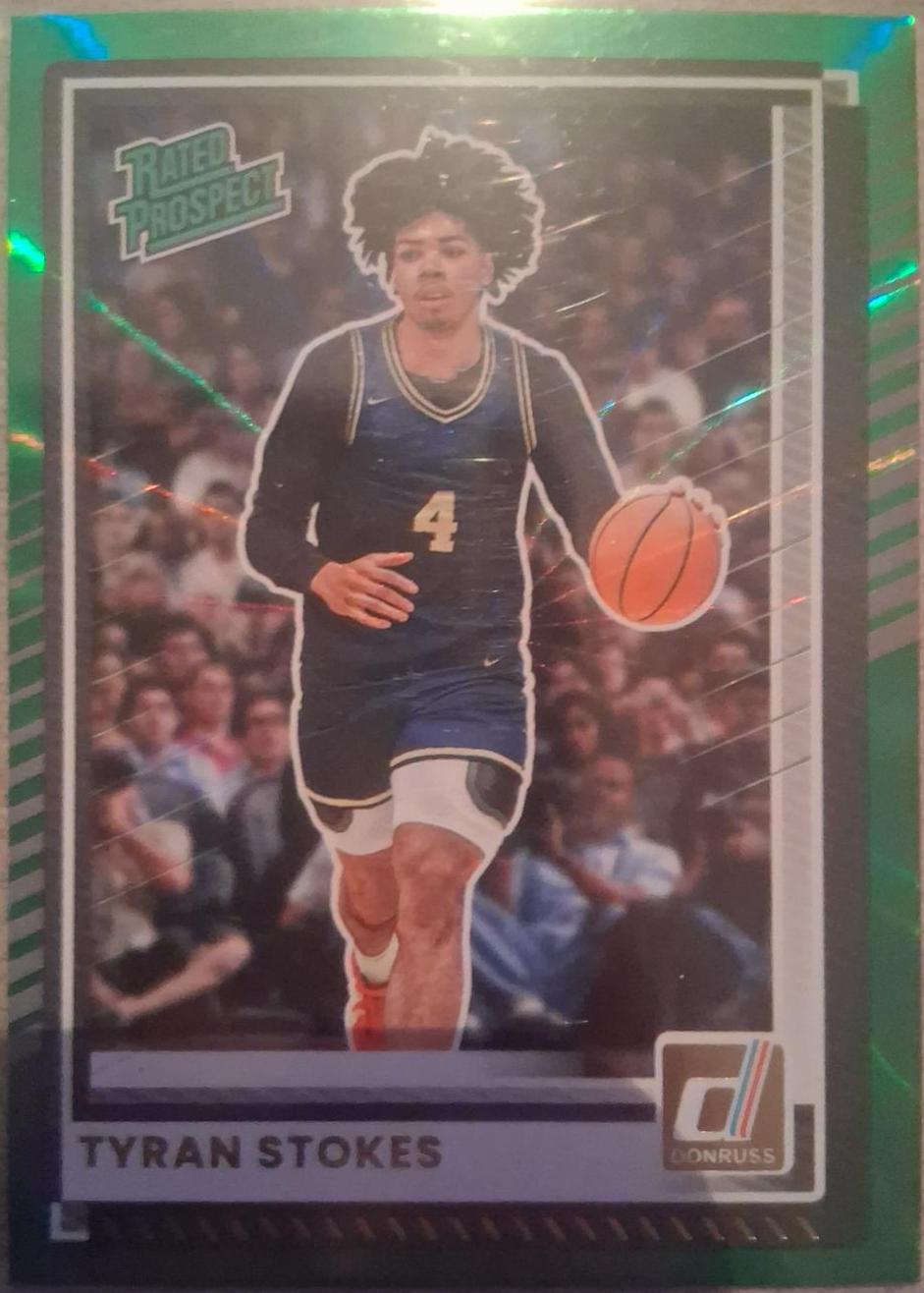 Tyran Stokes [Holo Green Laser] #57