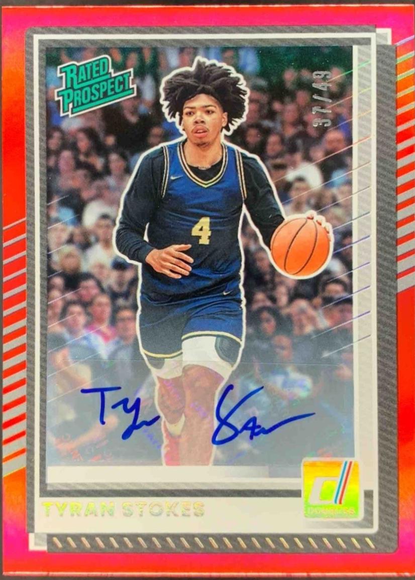 Tyran Stokes [Red Autograph] #57