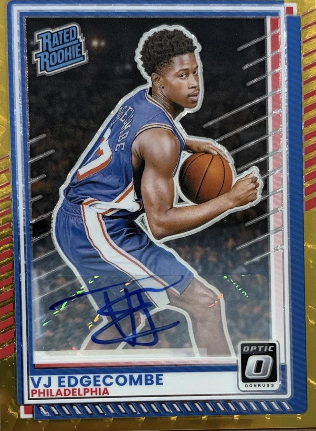 VJ Edgecombe [FOTL Gold Holo Optic Autograph] #1