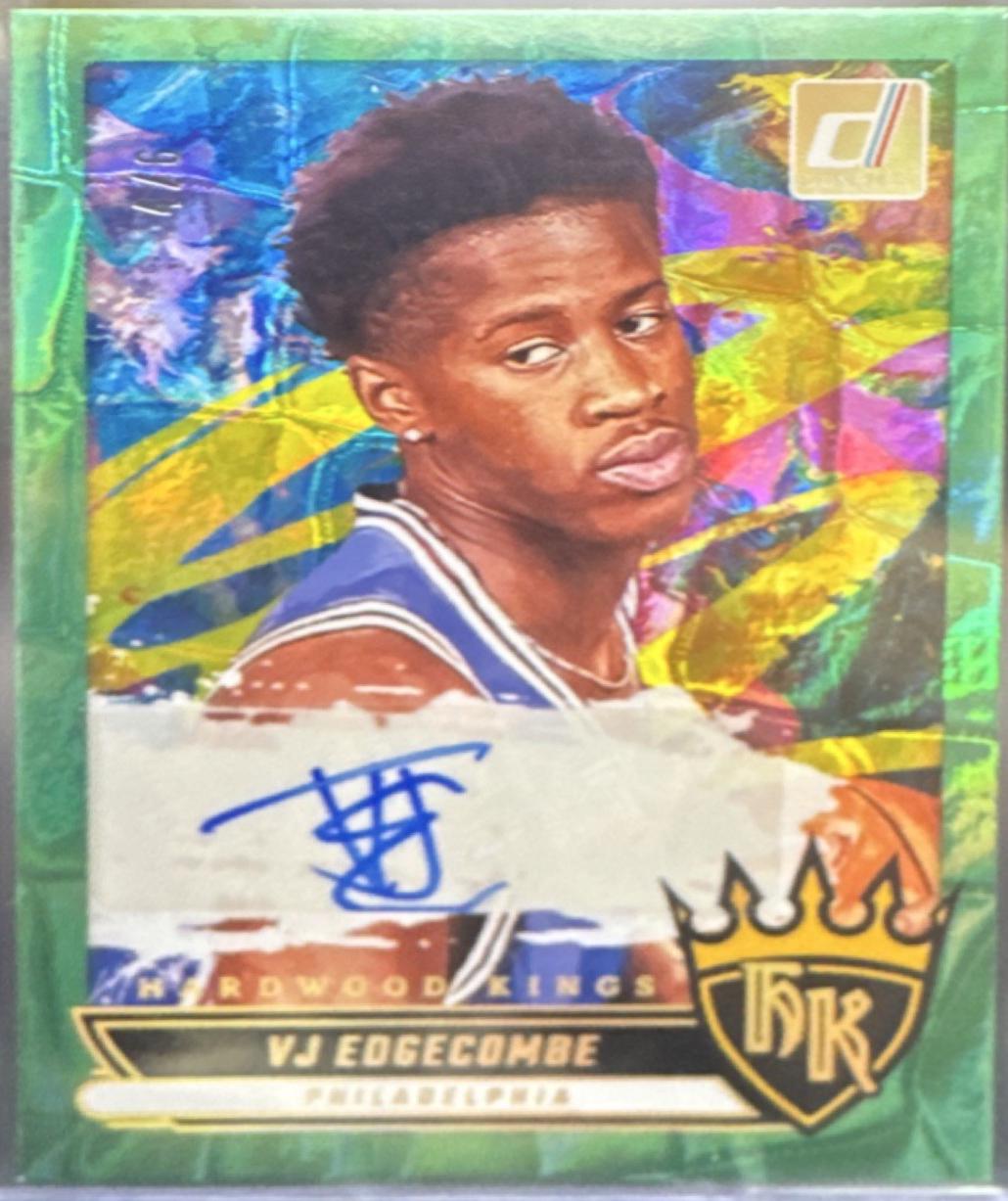 VJ Edgecombe [Green Autograph] #1