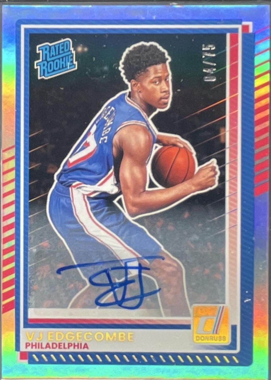 VJ Edgecombe [Holo Autograph] #1