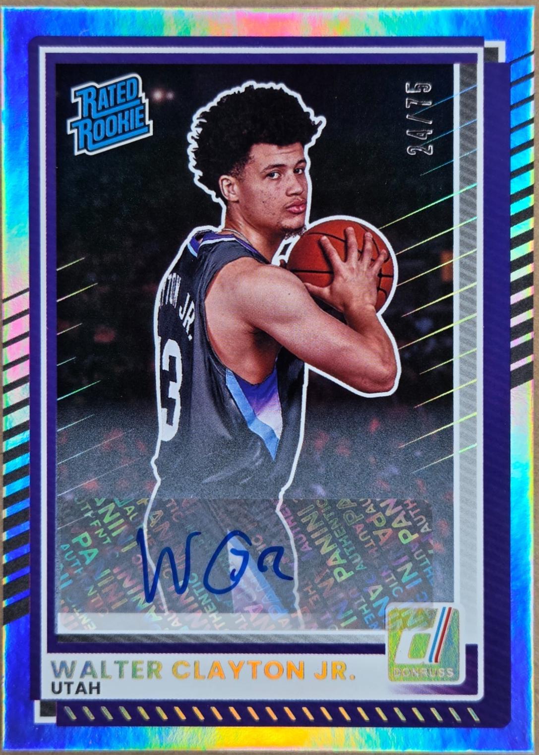 Walter Clayton Jr. [Holo Autograph] #12
