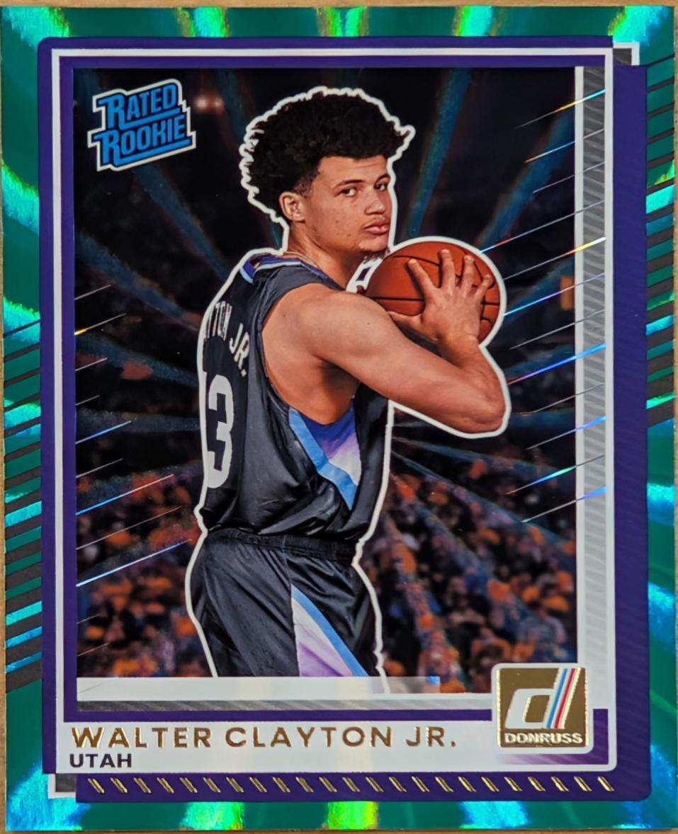 Walter Clayton Jr. [Holo Green Laser] #12