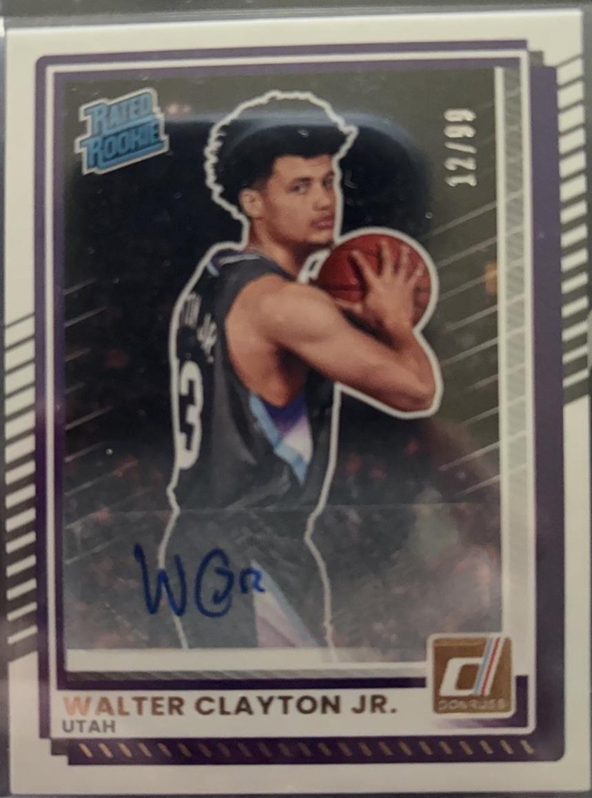 Walter Clayton Jr. [Holo Optic Autograph] #12