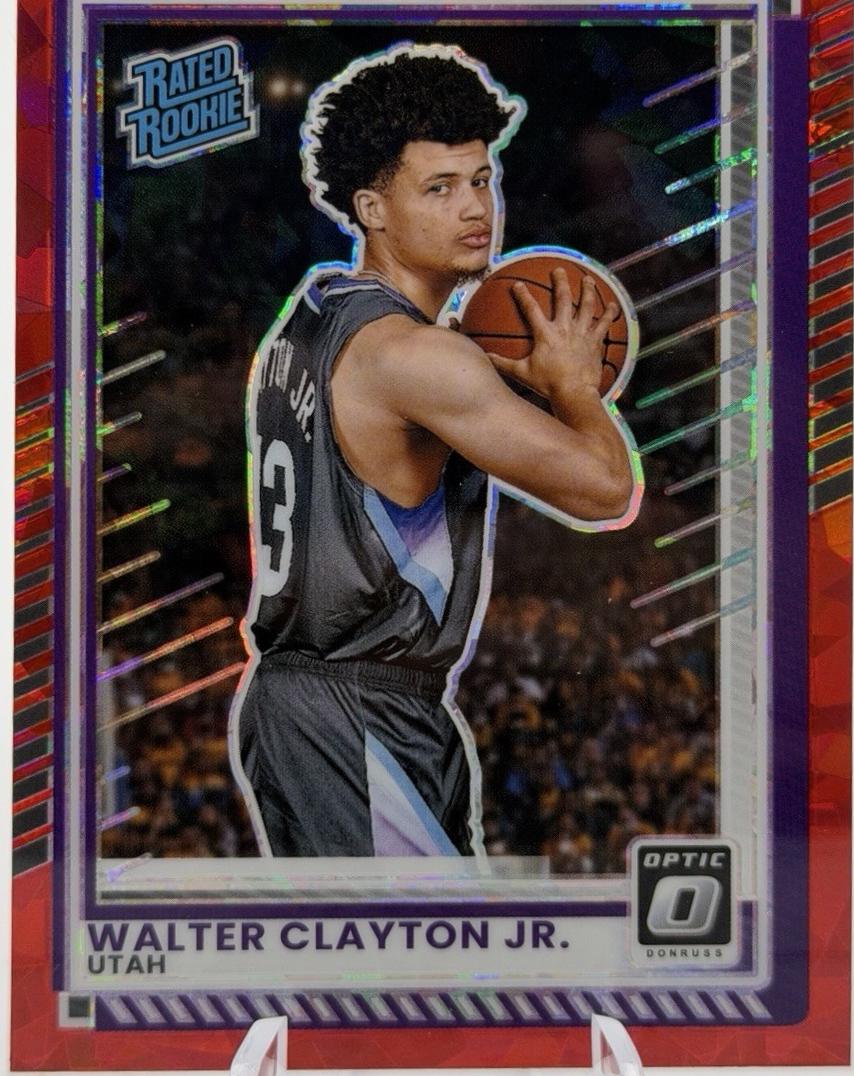 Walter Clayton Jr. [Red Cracked Ice Optic] #12