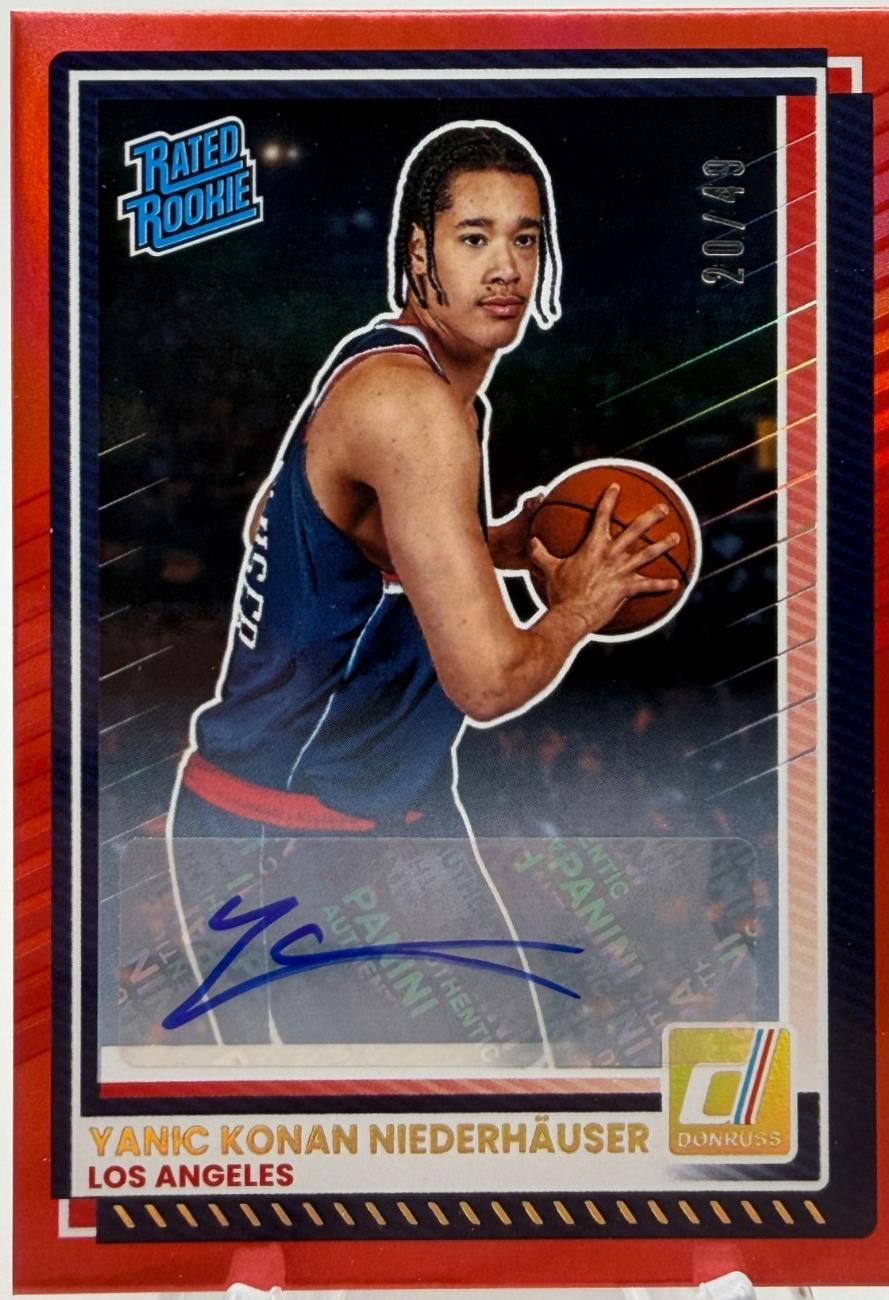 Yanic Konan Niederhauser [Red Autograph] #17