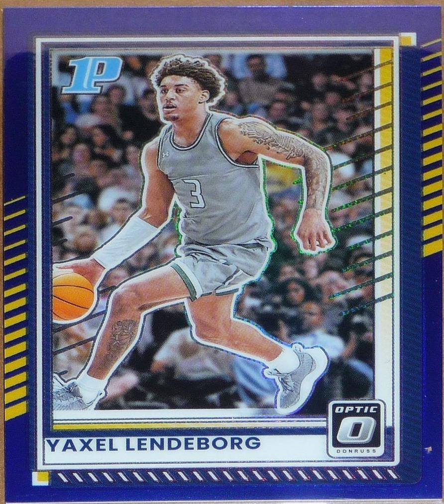 Yaxel Lendeborg [Blue Holo Optic Autograph] #75