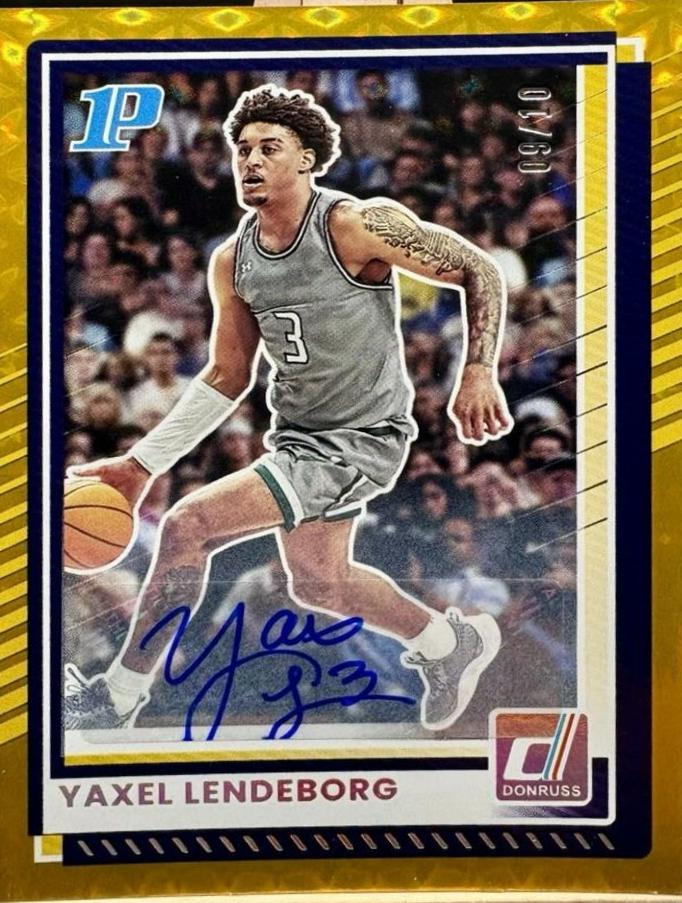 Yaxel Lendeborg [Gold Autograph] #75