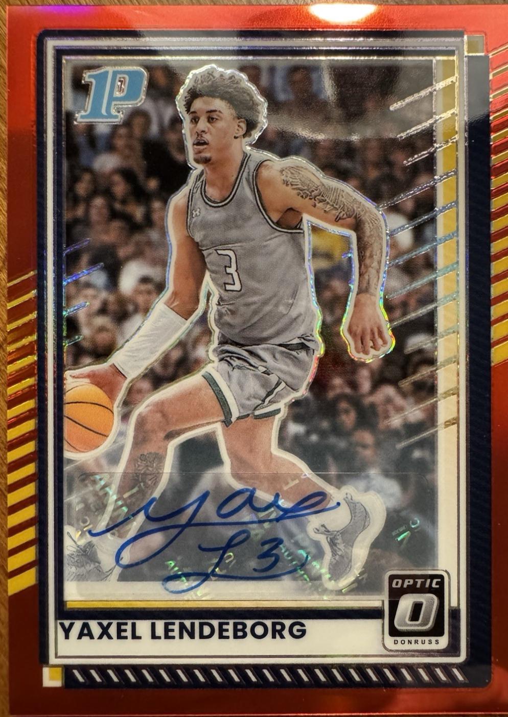 Yaxel Lendeborg [Red Autograph] #75