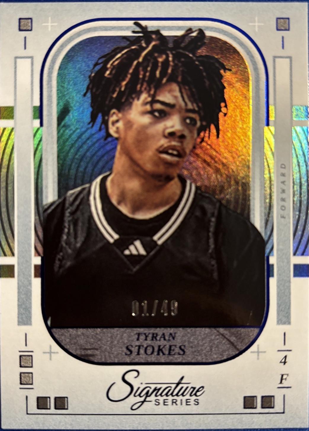Tyran Stokes [Blue] #63