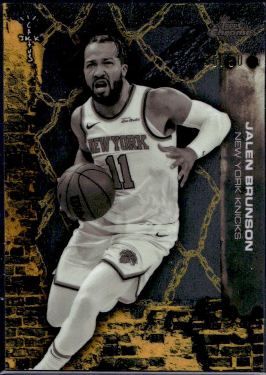 Jalen Brunson [Gold Refractor] #4