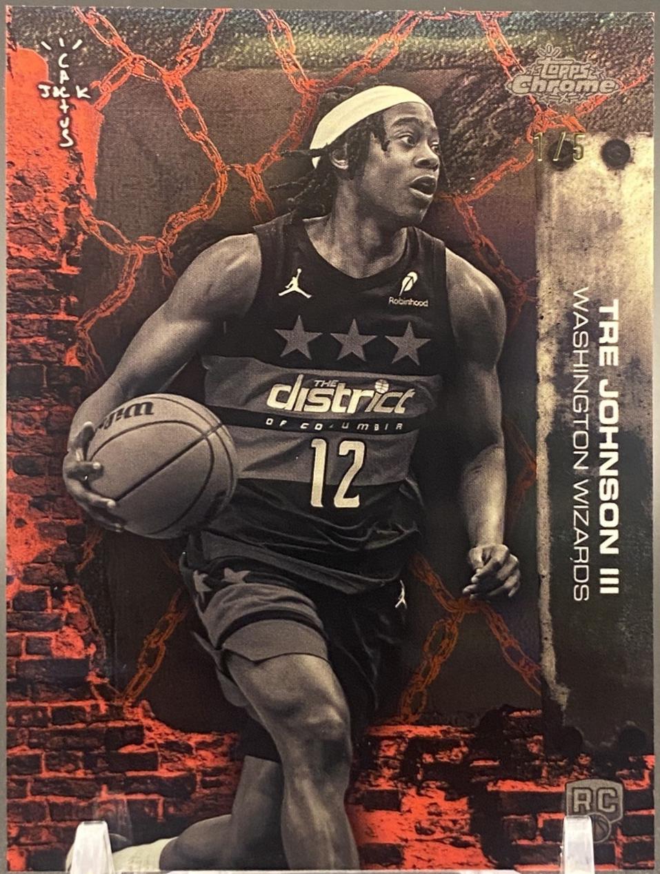 Tre Johnson III [Red Refractor] #66