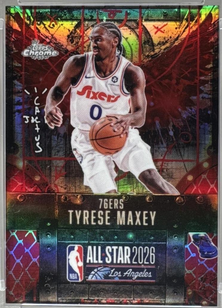 Tyrese Maxey [Red Refractor] #6