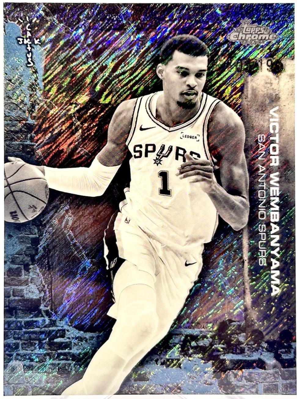Victor Wembanyama [Aqua Shimmer Refractor] #59