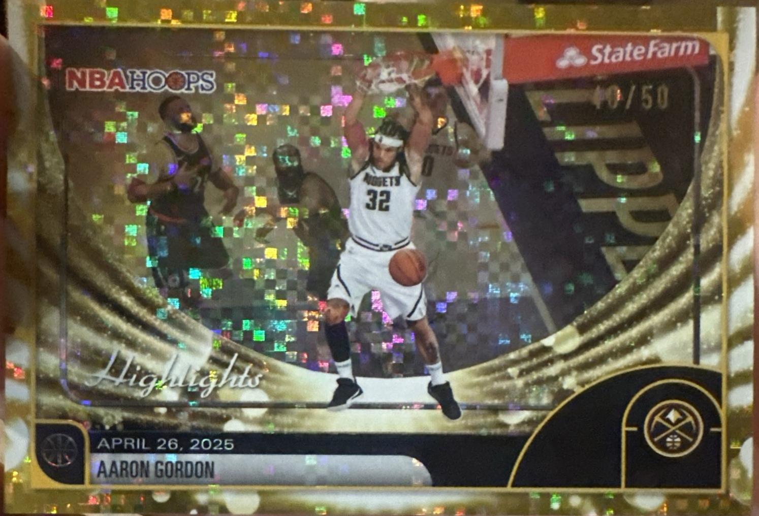 Aaron Gordon [Pixel Burst Gold] #266