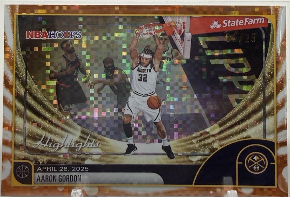 Aaron Gordon [Pixel Burst Orange] #266