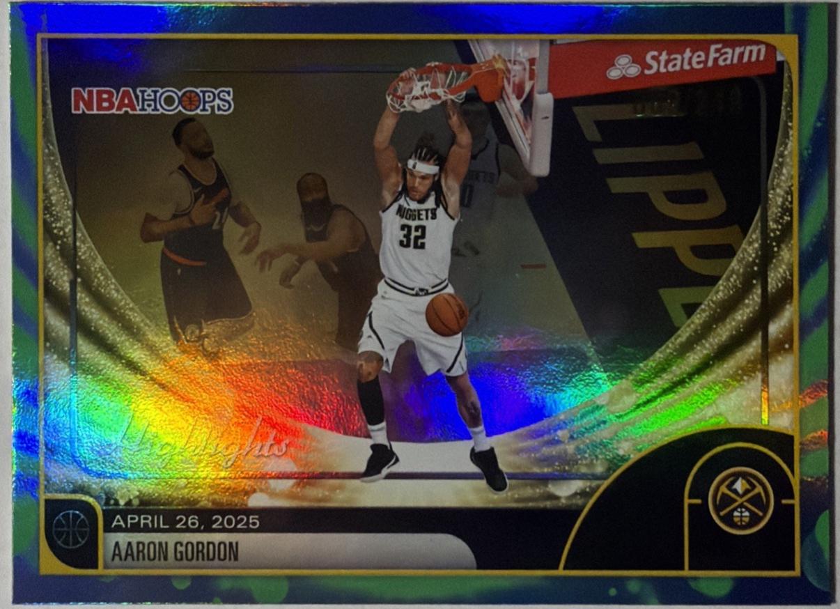 Aaron Gordon [Rainbow Green Blue] #266