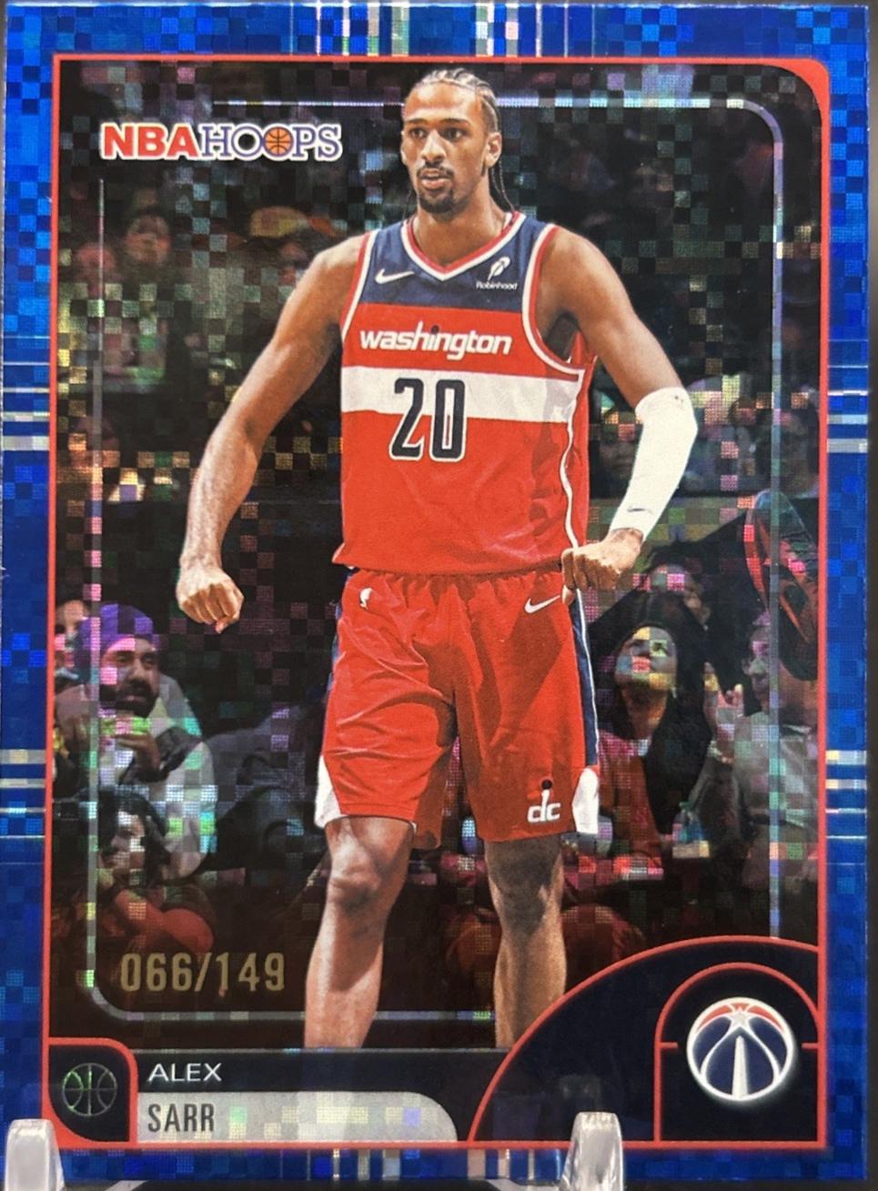 Alex Sarr [Pixel Burst Blue] #58