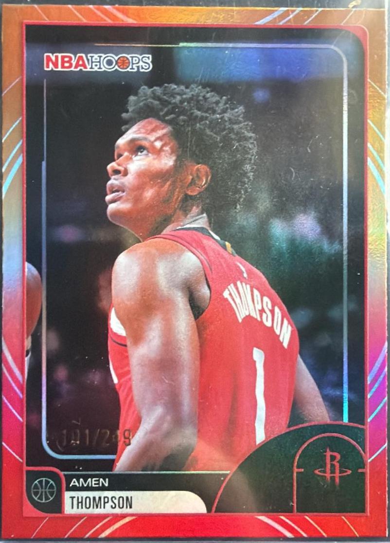 Amen Thompson [Rainbow Red Orange] #123