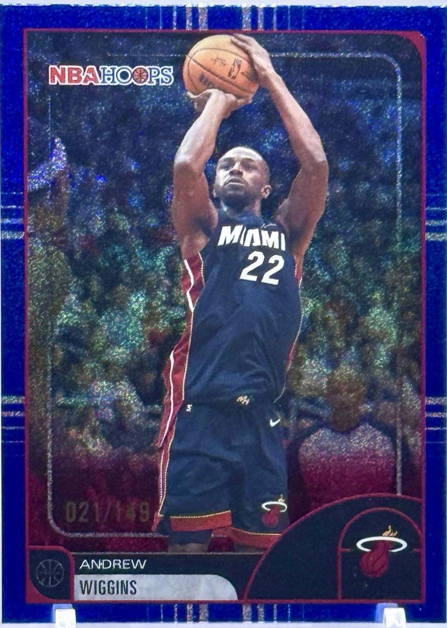 Andrew Wiggins [Pixel Burst Blue] #91