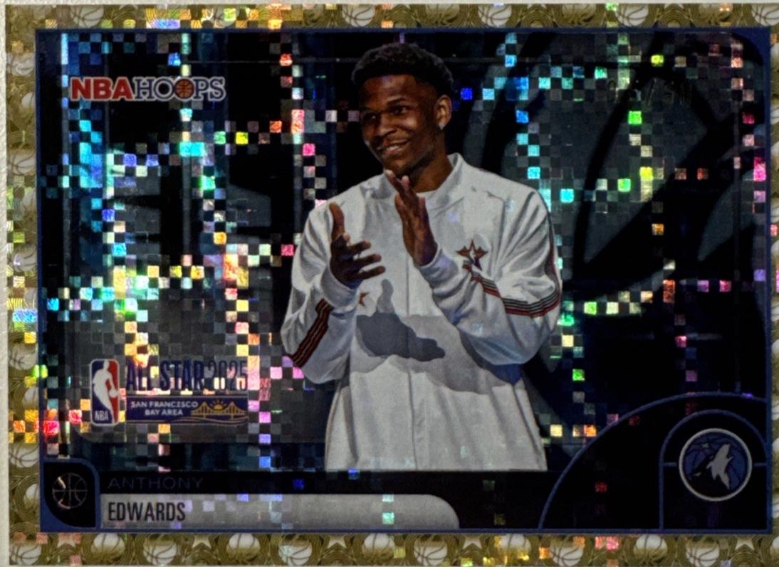 Anthony Edwards [Pixel Burst Gold] #279