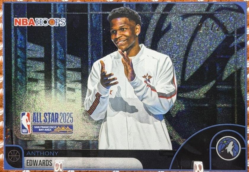 Anthony Edwards [Pixel Burst Orange] #279