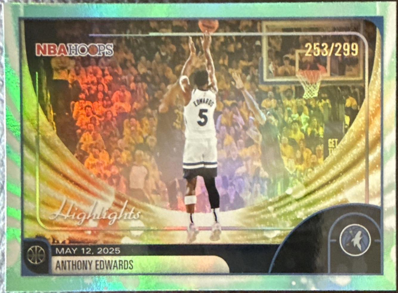 Anthony Edwards [Rainbow Teal] #270