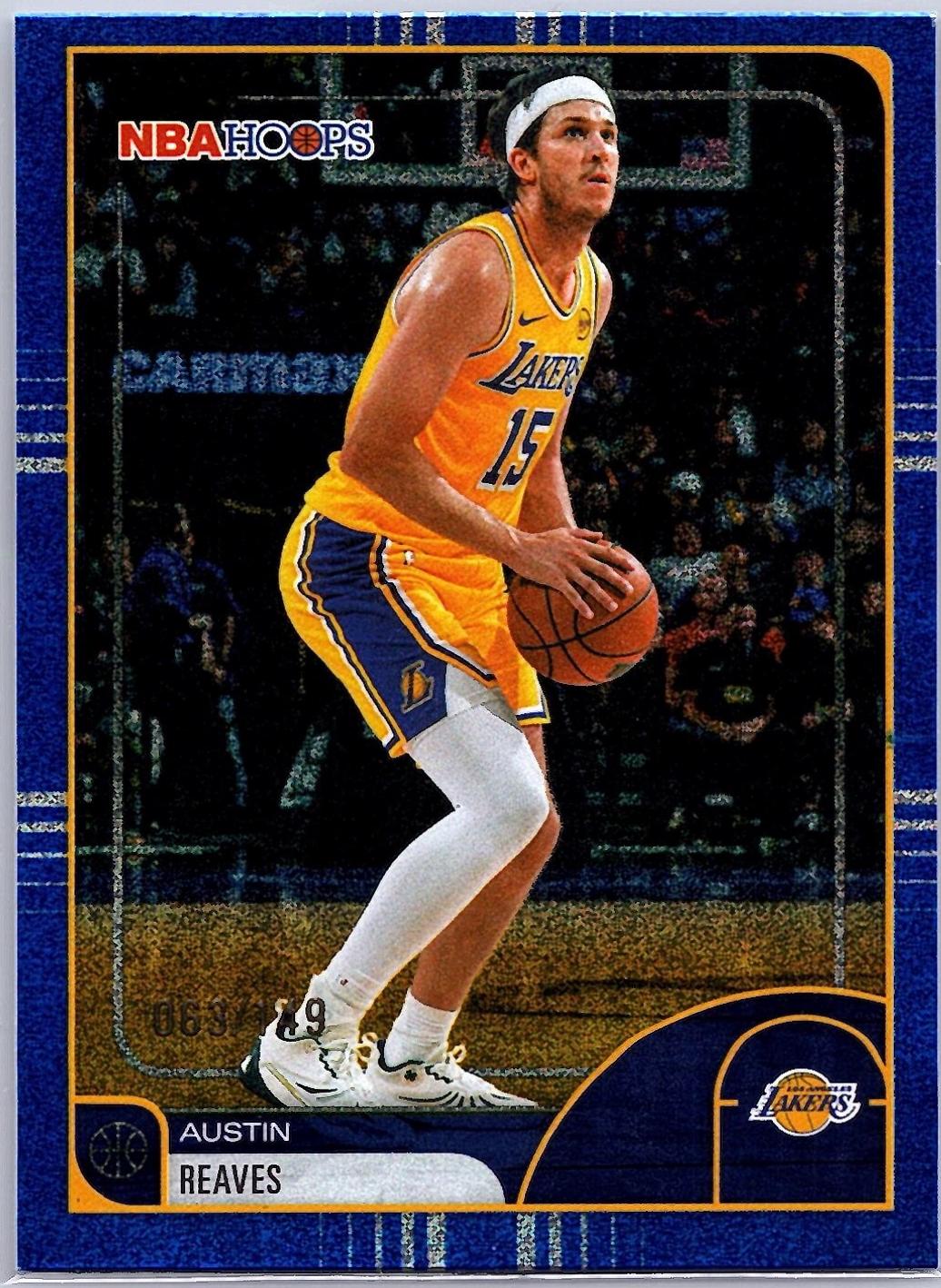 Austin Reaves [Pixel Burst Blue] #14