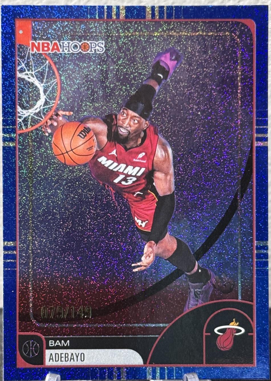Bam Adebayo [Pixel Burst Blue] #37