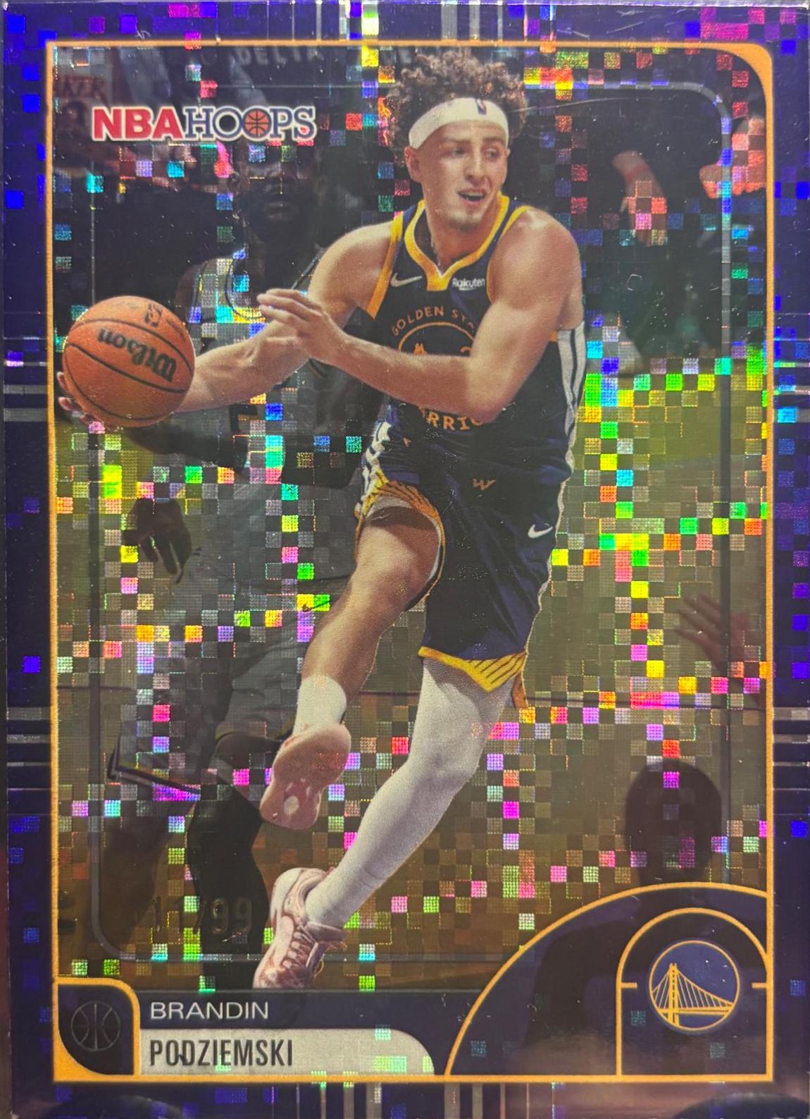 Brandin Podziemski [Light Burst Purple] #97