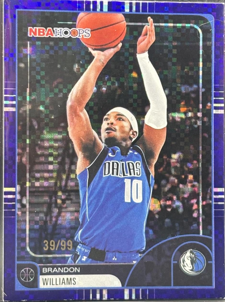 Brandon Williams [Light Burst Purple] #15
