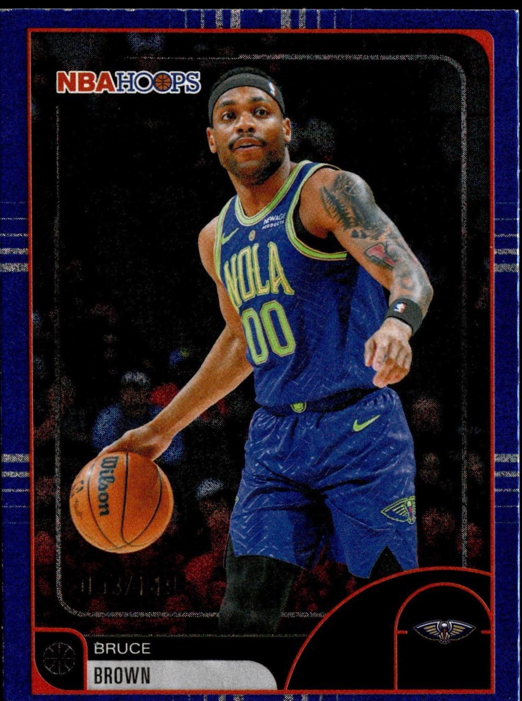 Bruce Brown [Pixel Burst Blue] #251