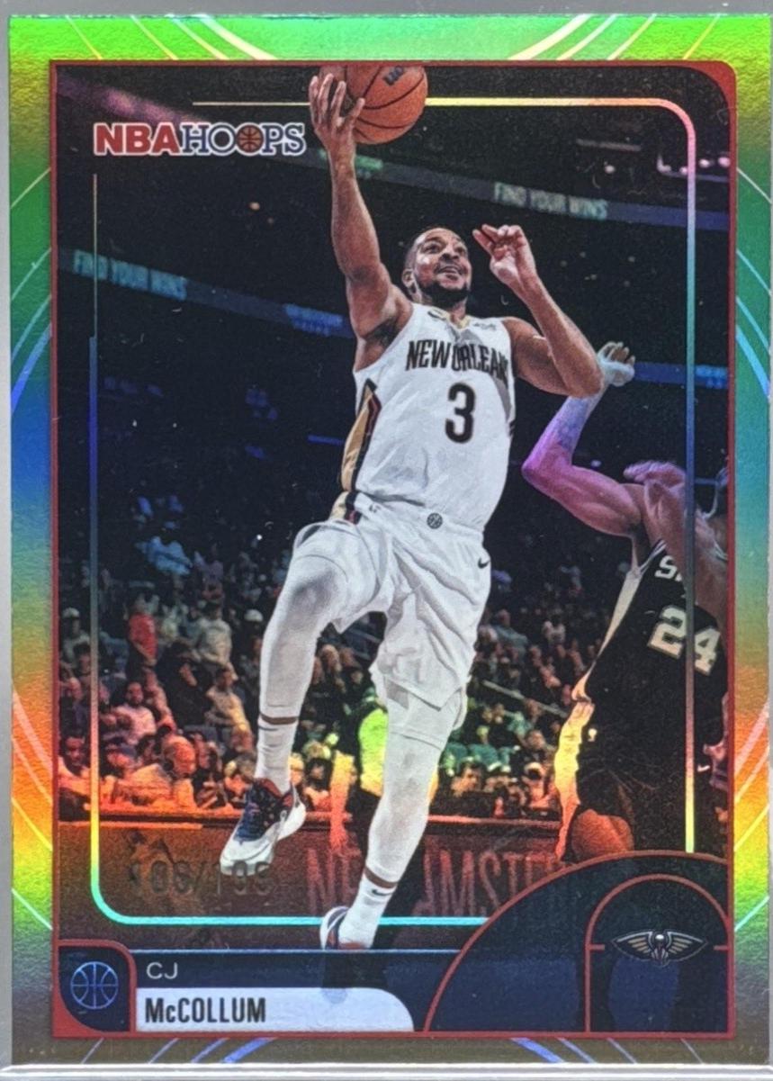 CJ McCollum [Rainbow Gold Green] #200