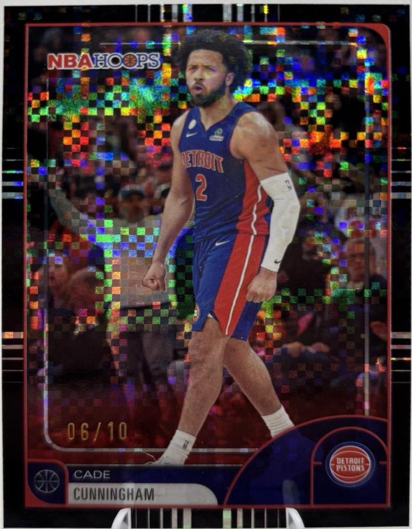 Cade Cunningham [Pixel Burst Black] #81