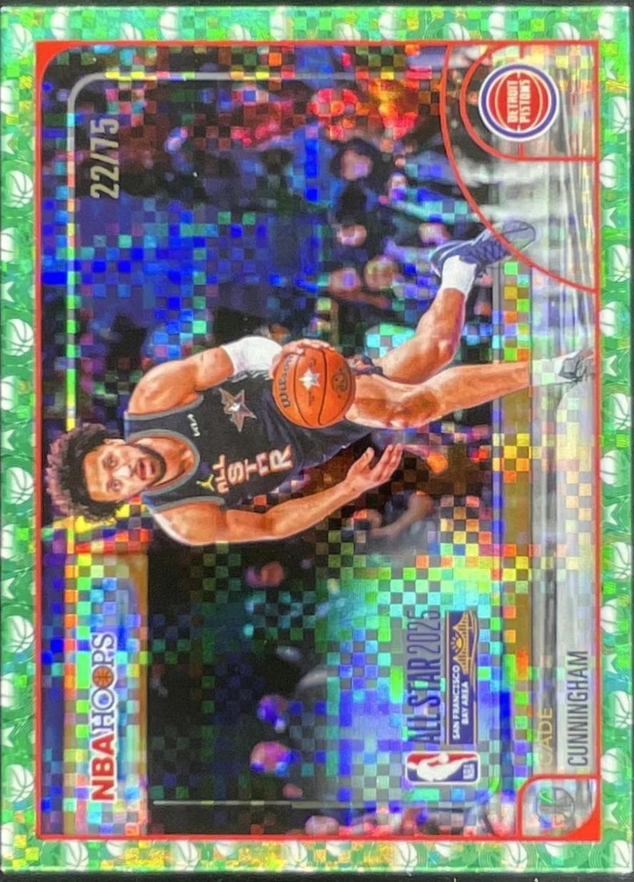 Cade Cunningham [Pixel Burst Green] #282
