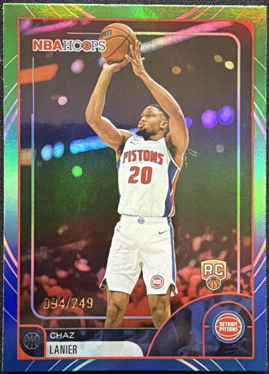 Chaz Lanier [Rainbow Gold Green] #218