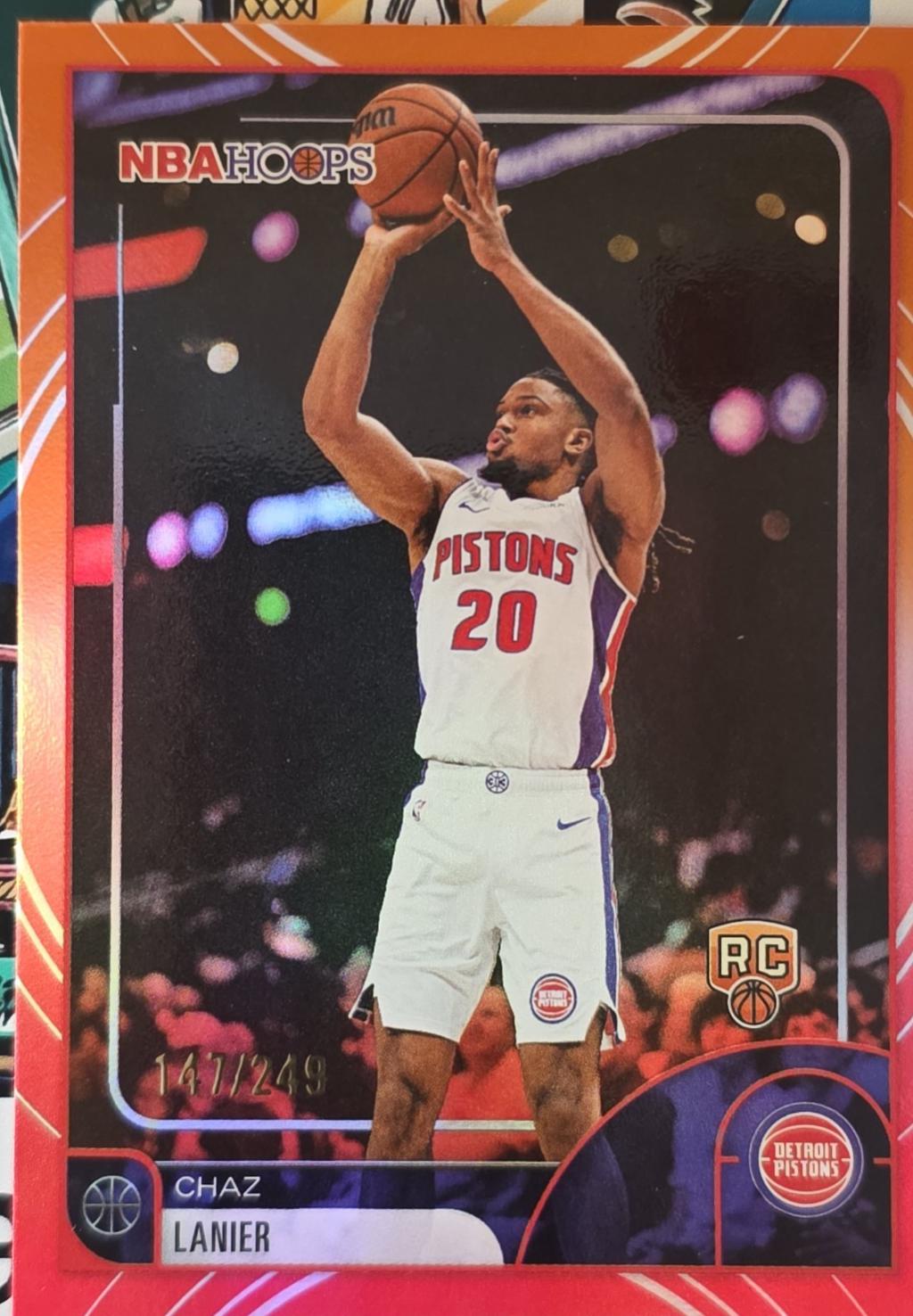 Chaz Lanier [Rainbow Red Orange] #218