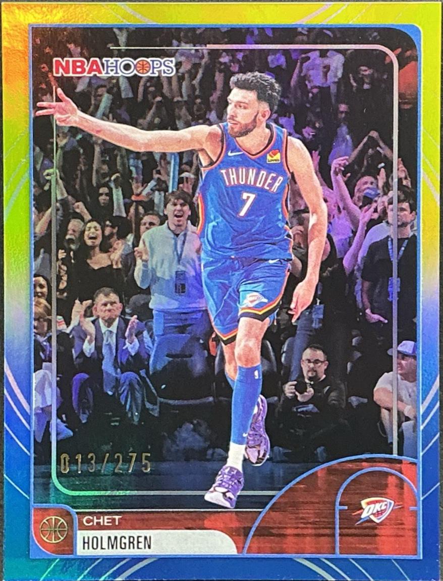 Chet Holmgren [Rainbow Blue Yellow] #61