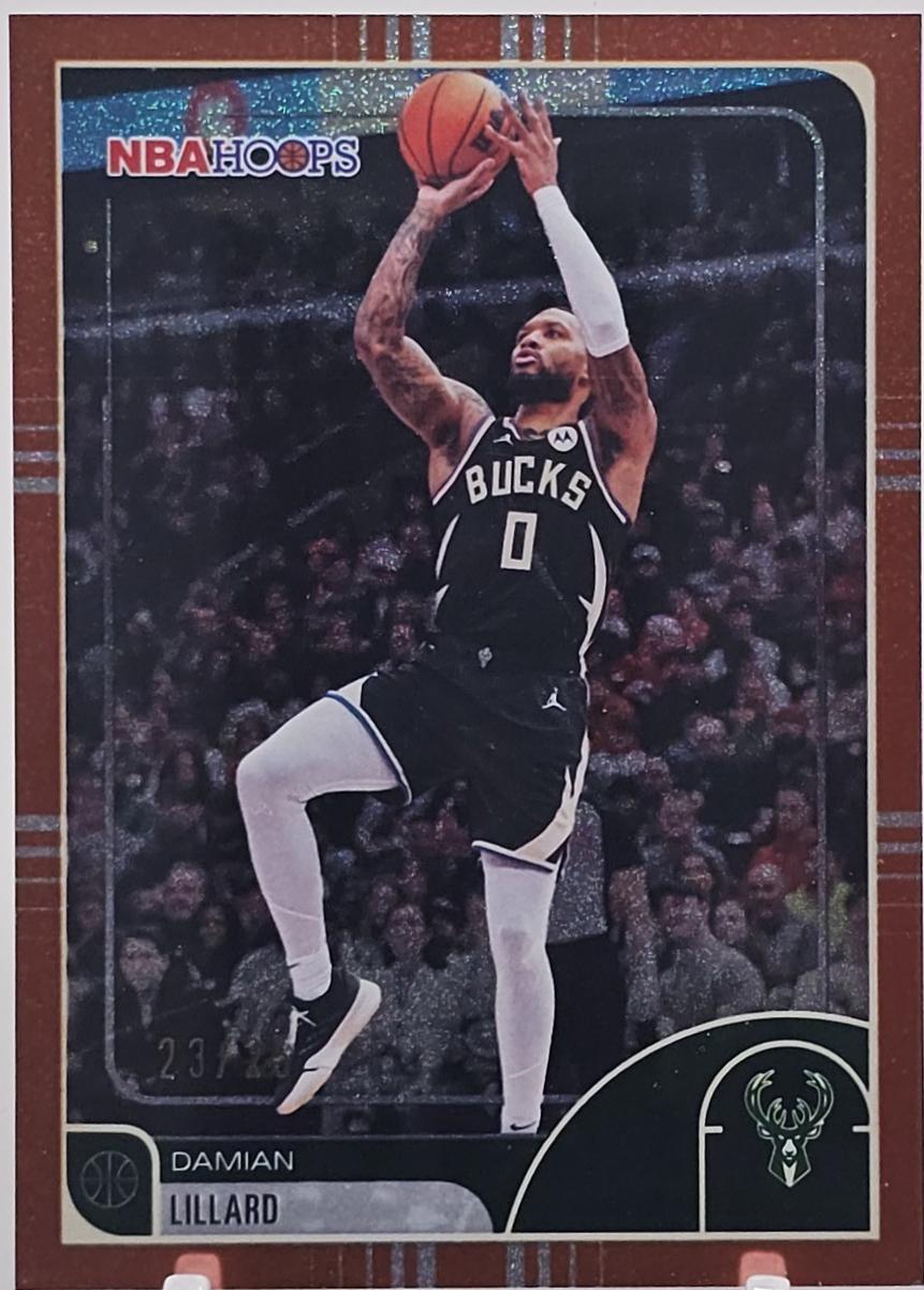 Damian Lillard [Pixel Burst Orange] #136