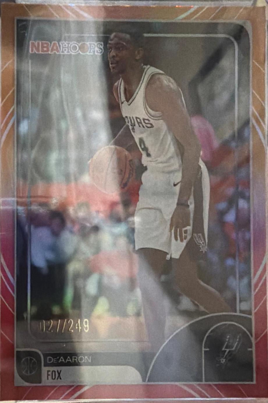 De'Aaron Fox [Rainbow Red Orange] #18