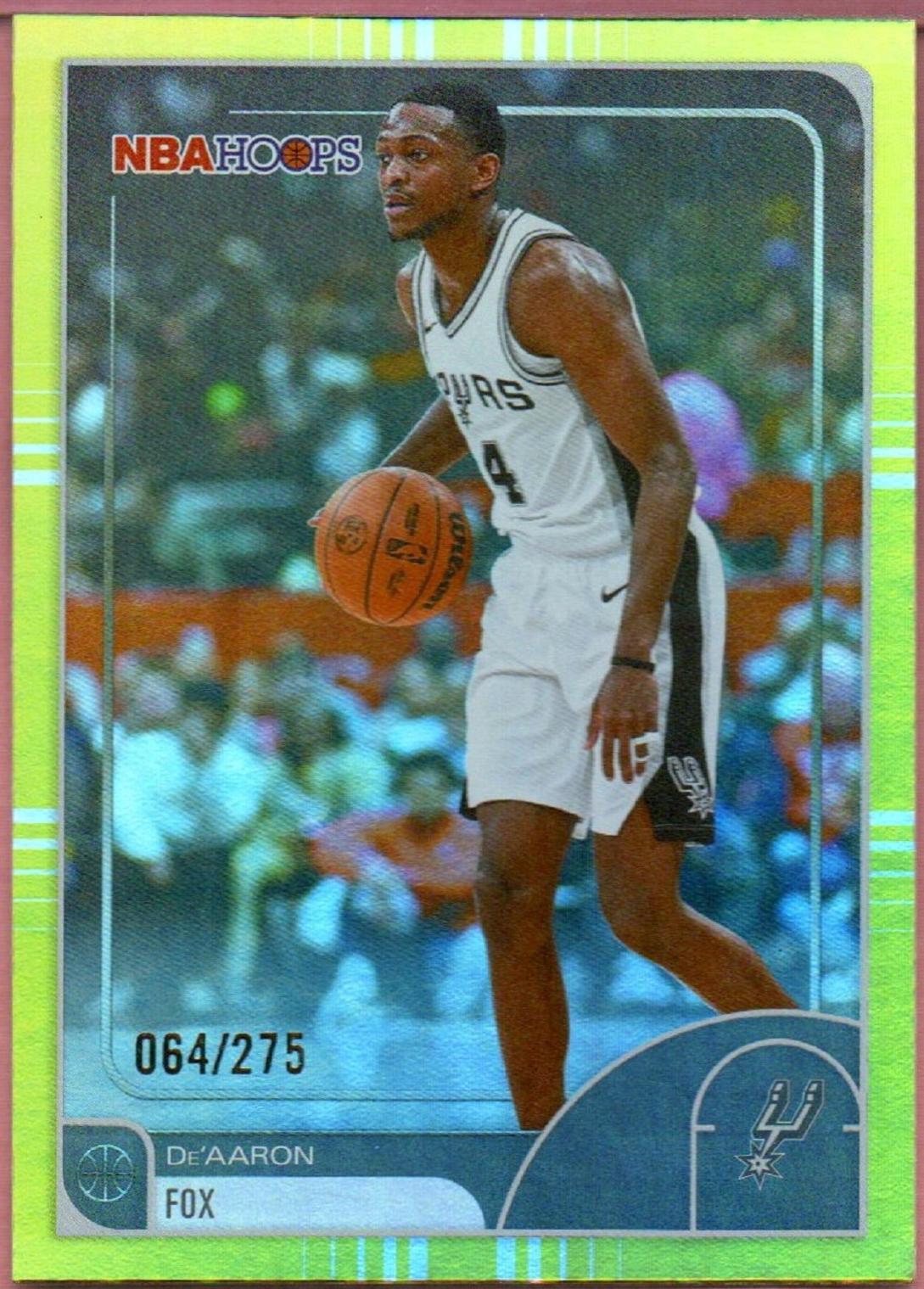 De'Aaron Fox [Rainbow Yellow] #18