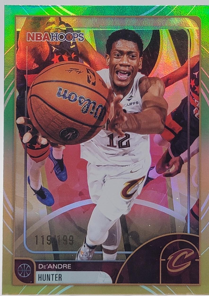 De'Andre Hunter [Rainbow Gold Green] #150