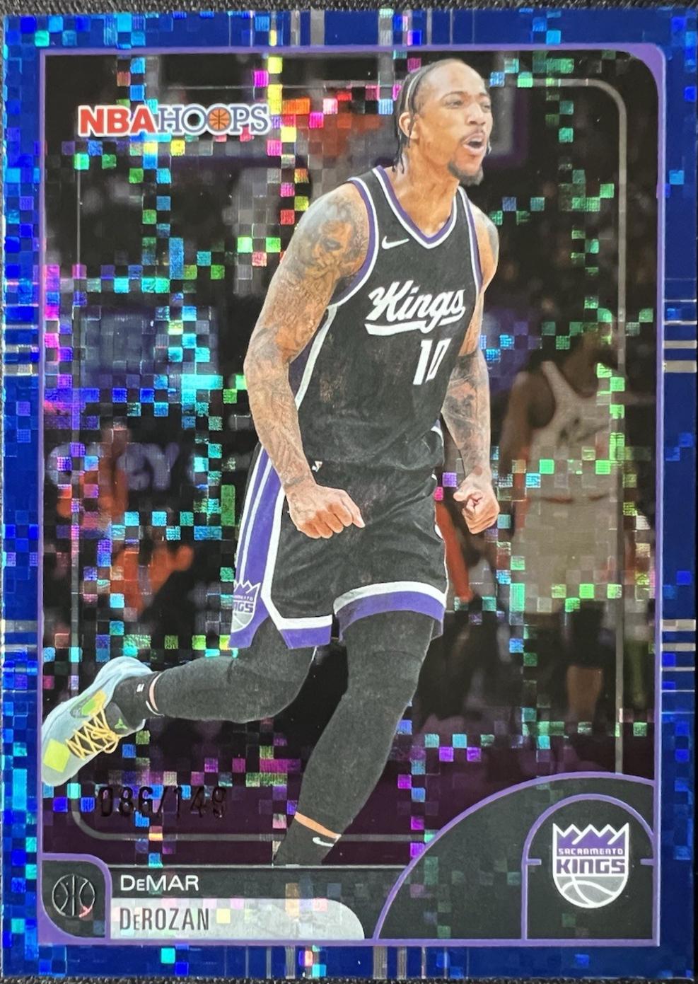 DeMar DeRozan [Pixel Burst Blue] #69