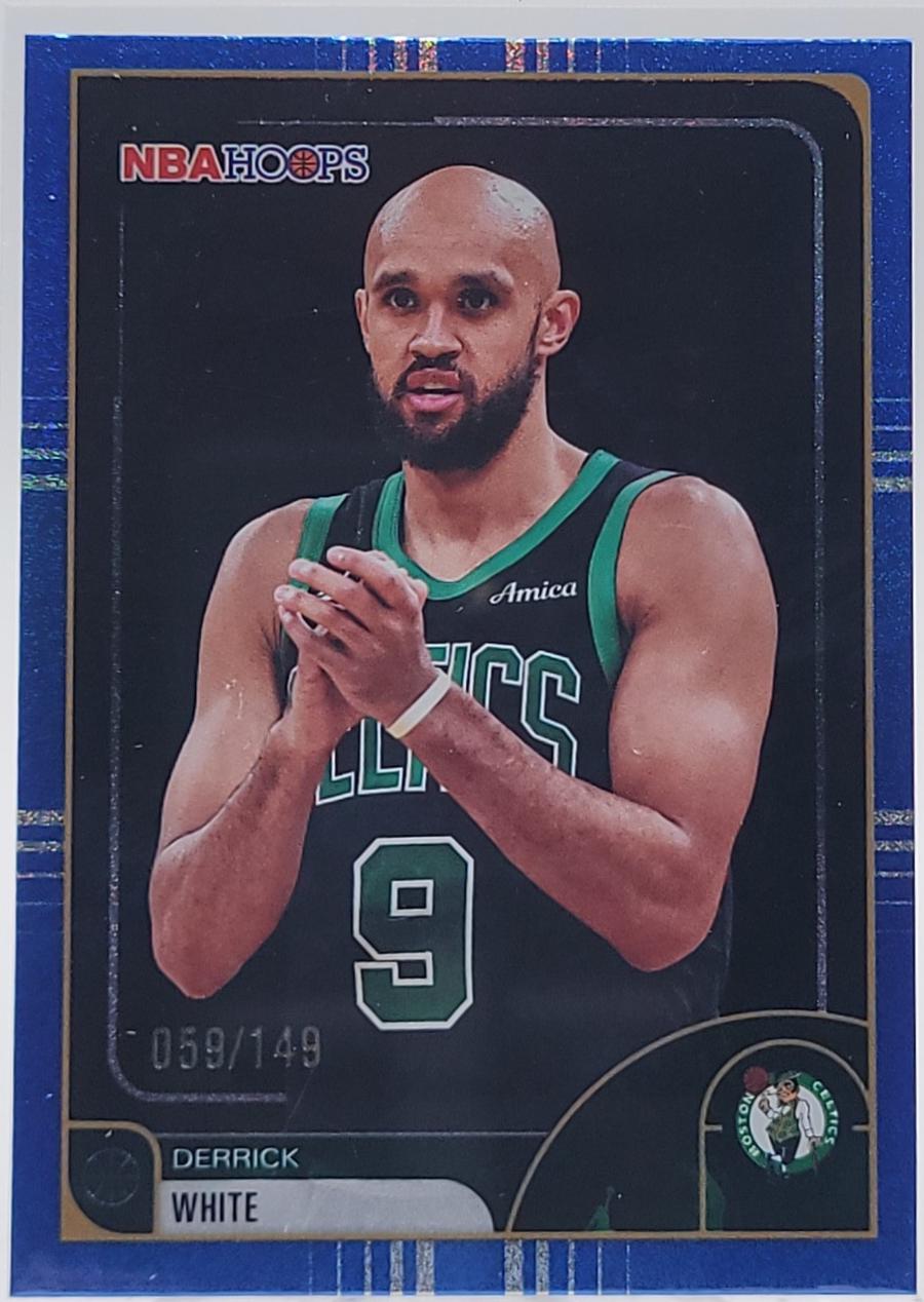 Derrick White [Pixel Burst Blue] #177